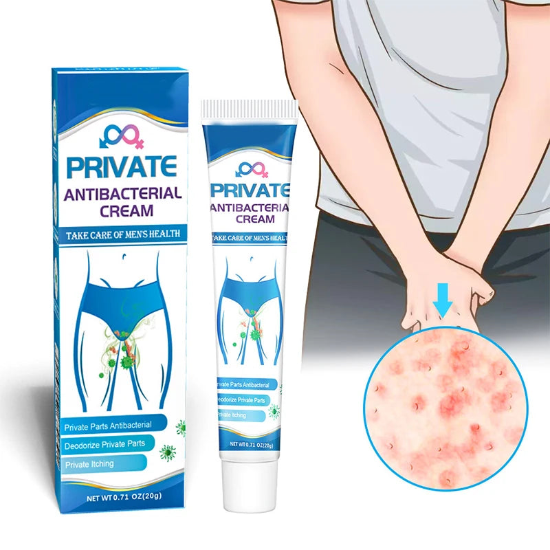 Private antibacterial cream