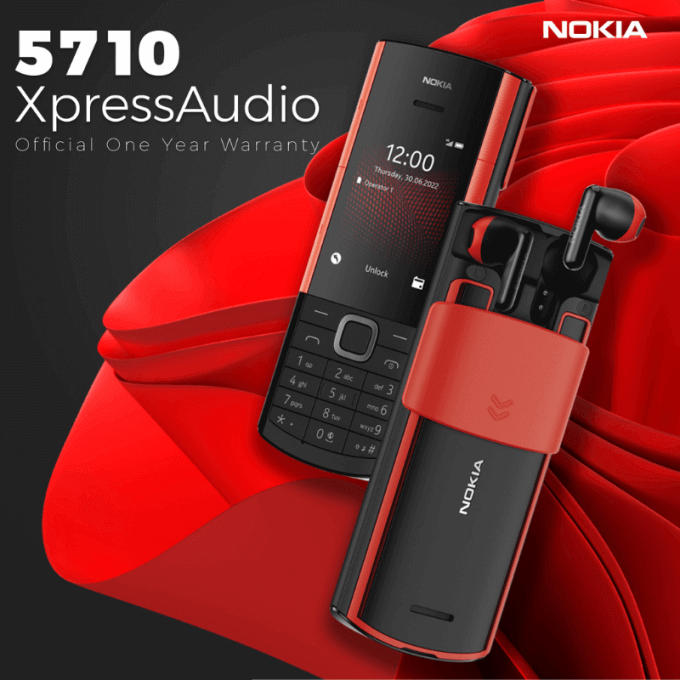 Nokia 5710XA: The Futuristic Phone with Built-In Wireless Earbuds