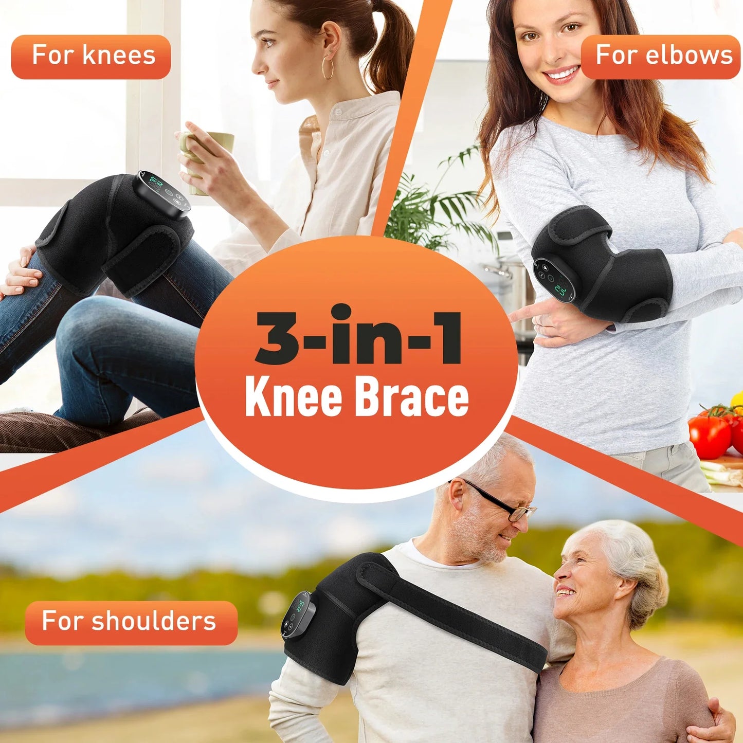 Electric Heat Knee Massager