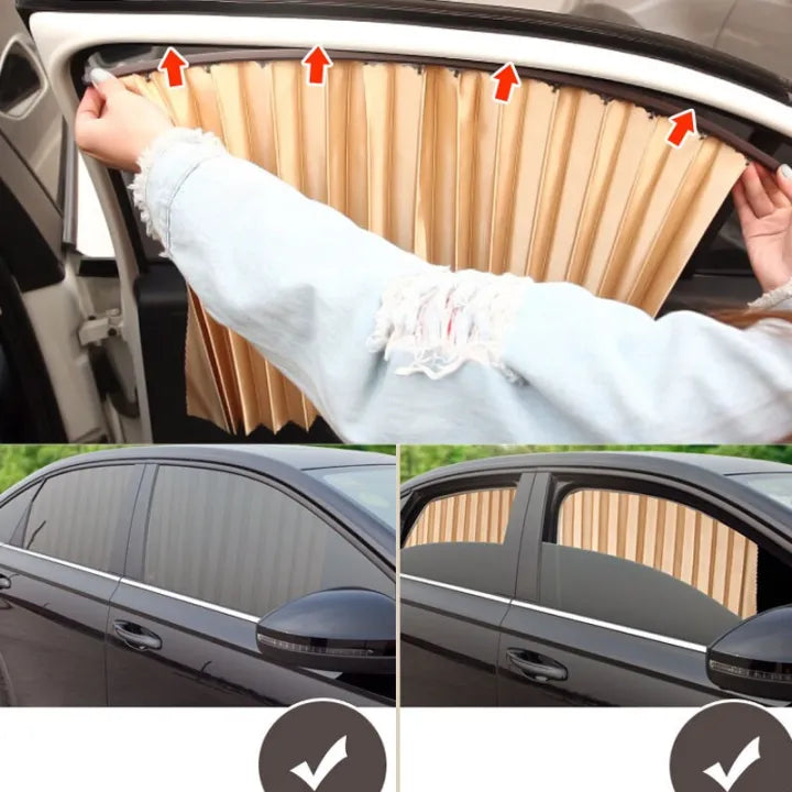 Car Window Sunshade Curtain (4 PCS)