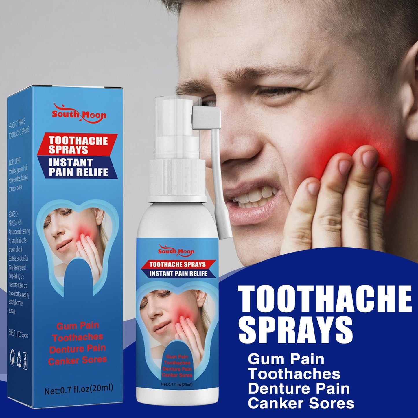 Instant Relief: Goodbye to Toothaches with Our Toothache Spray!